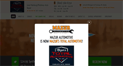 Desktop Screenshot of mazurauto.com